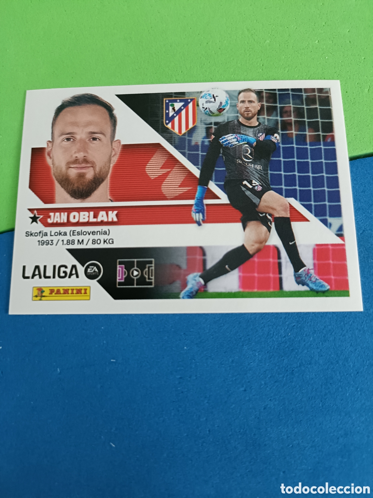 Football Stickers: Panini cromos stickers Liga este 2026 2027 26 27 - Atl&eacute;tico Madrid 3 Oblak