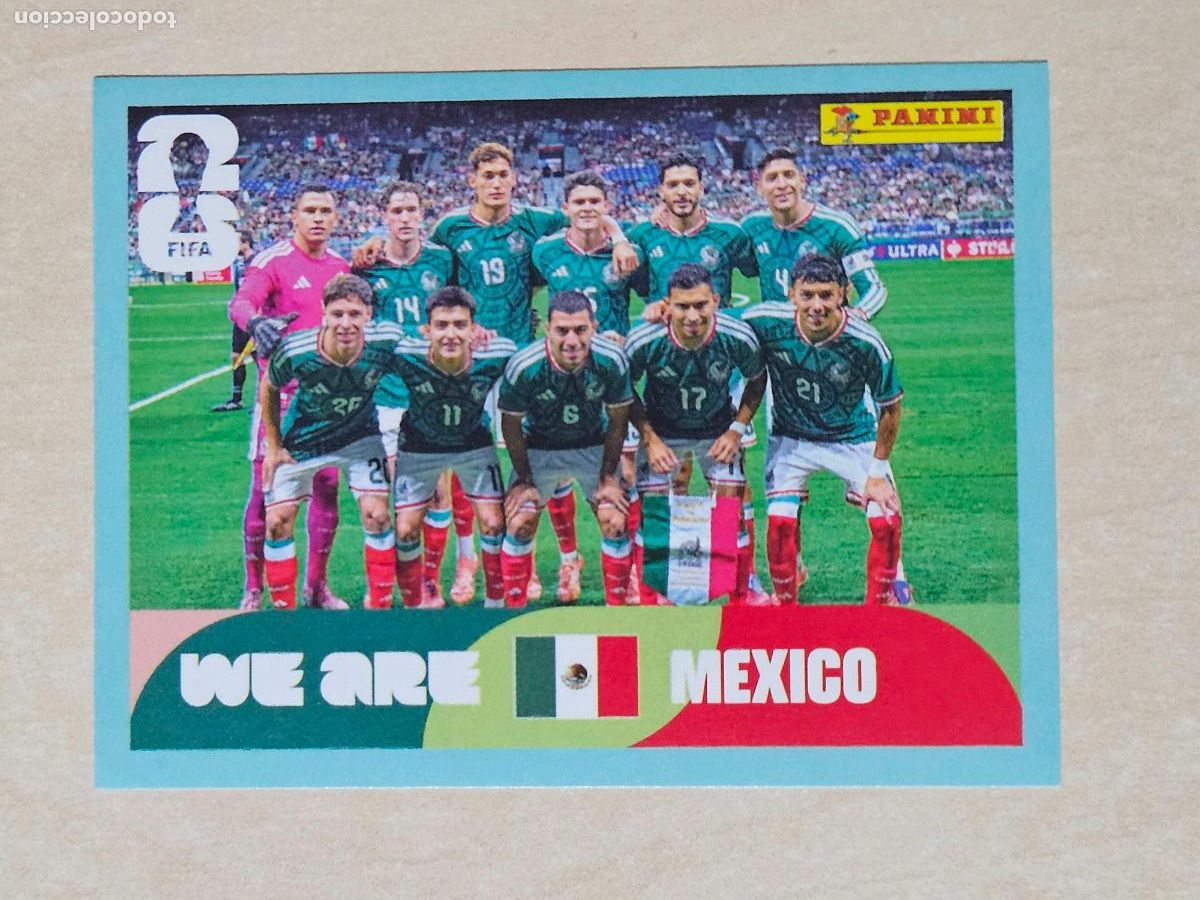 Football Stickers: CROMO N&ordm; MEX13 MEX 13 - ALINEACION MEXICO - MUNDIAL FIFA WORLD CUP 2026 STICKER PANINI SIN PEGAR