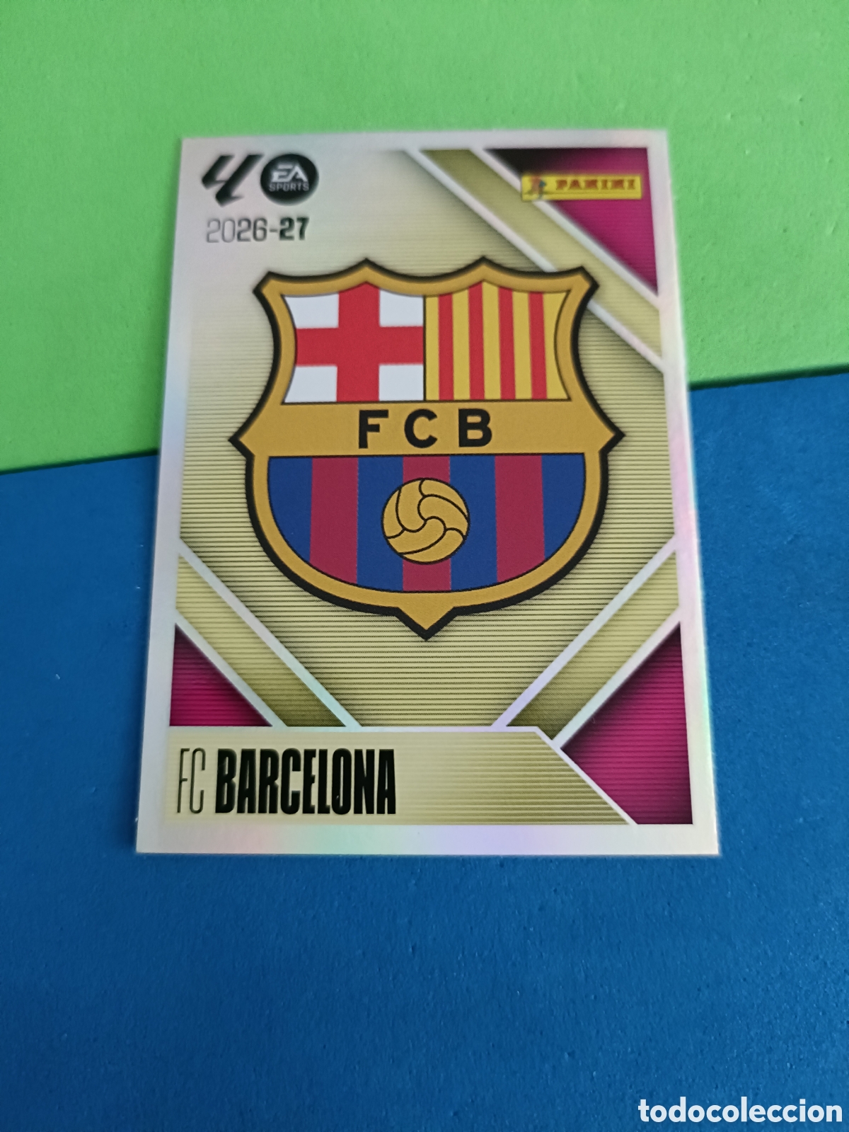 Cromos de f&uacute;tbol: Panini cromos stickers Liga este 2026 2027 26 27 - Barcelona 1 Escudo