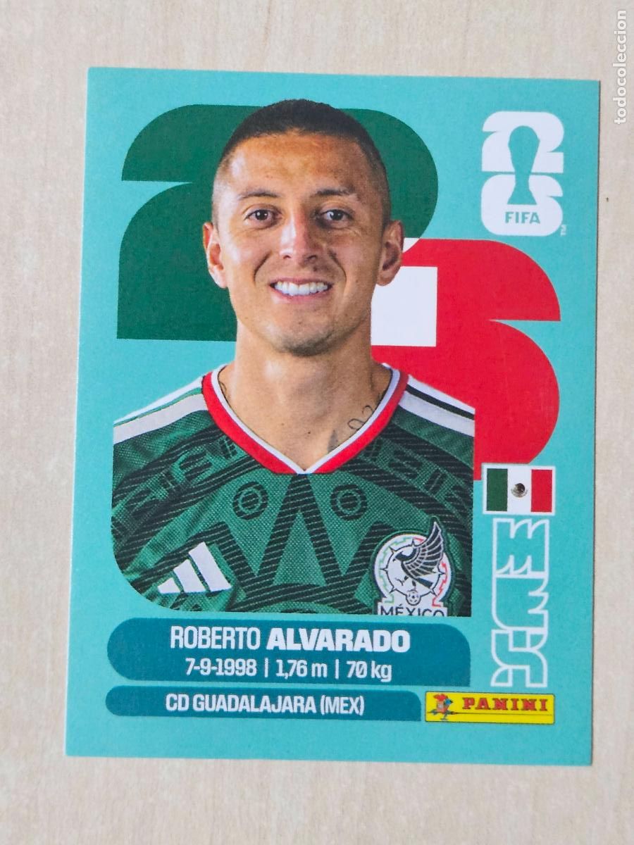 Cromos de f&uacute;tbol: CROMO N&ordm; MEX19 MEX 19 - ROBERTO ALBARADO MEXICO MUNDIAL FIFA WORLD CUP 2026 STICKER PANINI SIN PEGAR