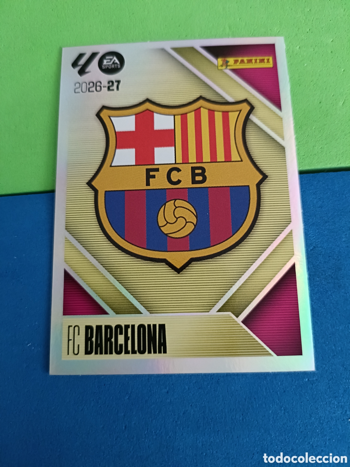 Cromos de f&uacute;tbol: Panini cromos stickers Liga este 2026 2027 26 27 - Barcelona 1 Escudo