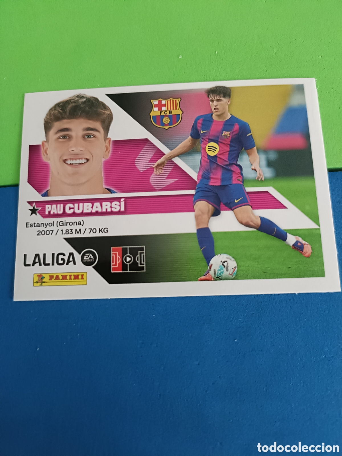 Cromos de f&uacute;tbol: Panini cromos stickers Liga este 2026 2027 26 27 - Barcelona 7 Cubarsi