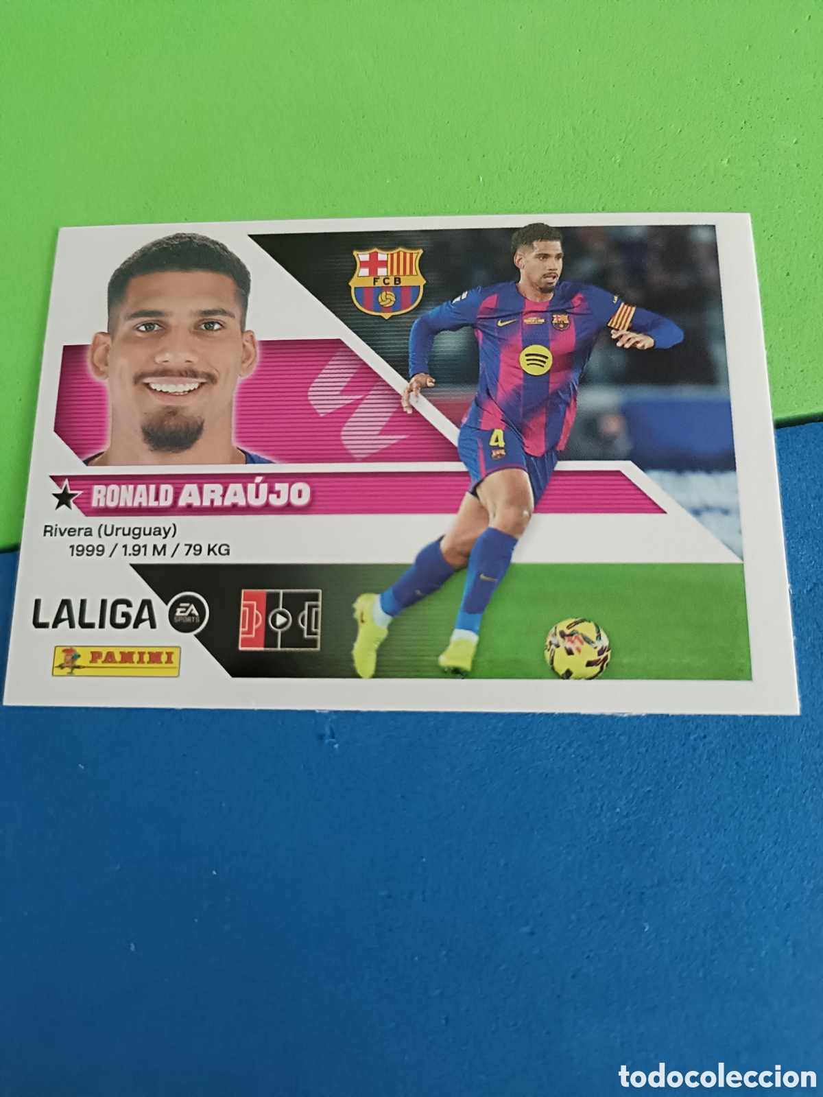 Cromos de f&uacute;tbol: Panini cromos stickers Liga este 2026 2027 26 27 - Barcelona 6A Araujo