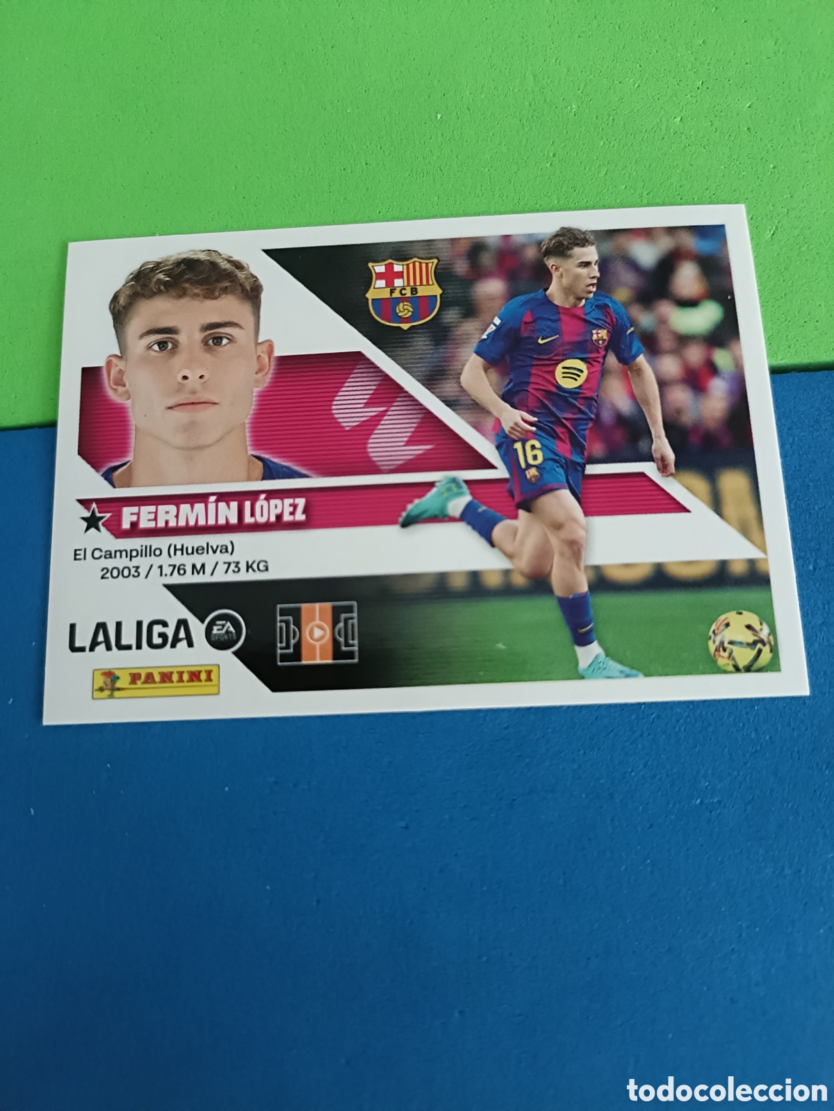 Cromos de f&uacute;tbol: Panini cromos stickers Liga este 2026 2027 26 27 - Barcelona 16 Fermin