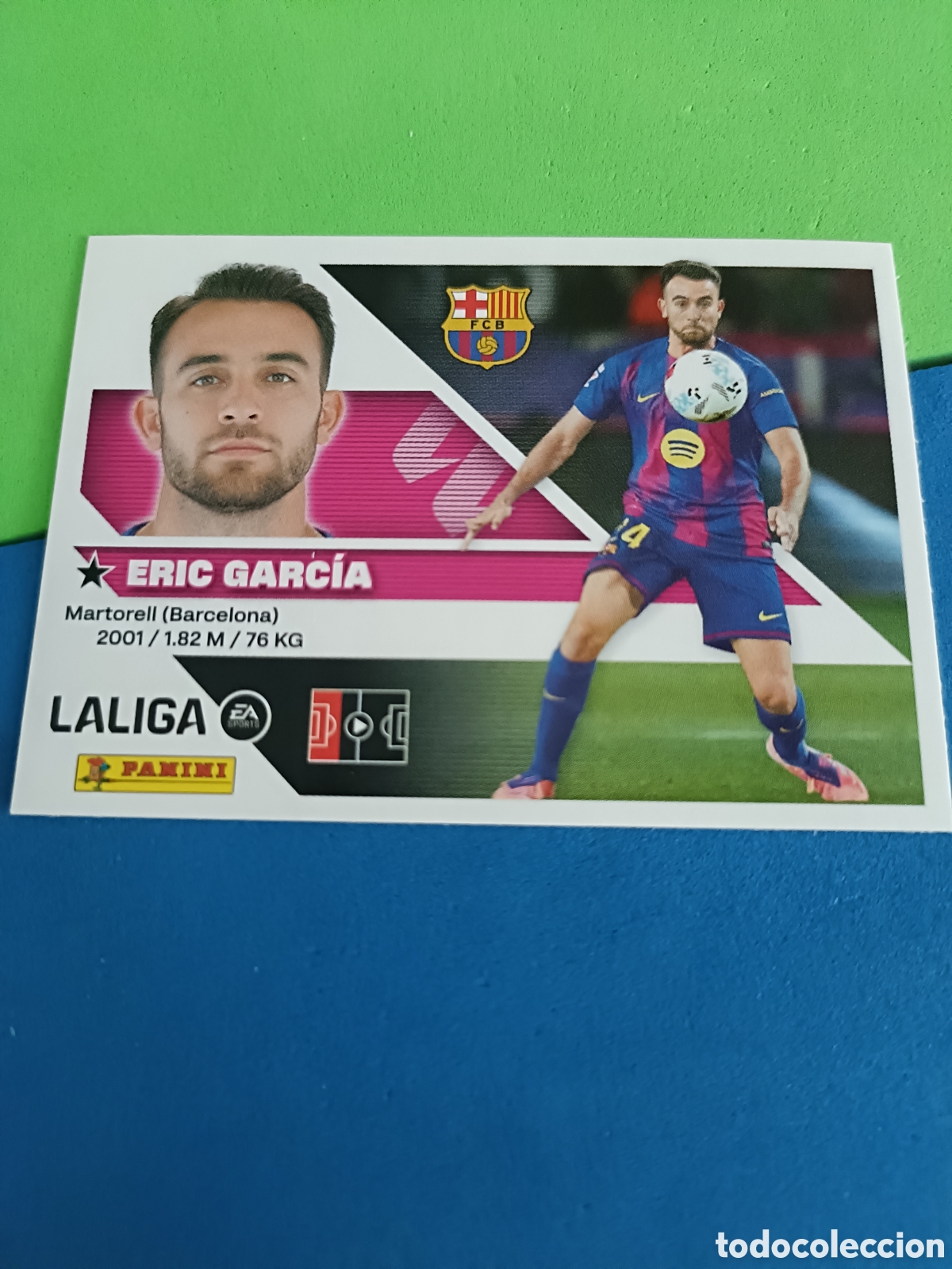 Cromos de f&uacute;tbol: Panini cromos stickers Liga este 2026 2027 26 27 - Barcelona 11 Eric Garc&iacute;a
