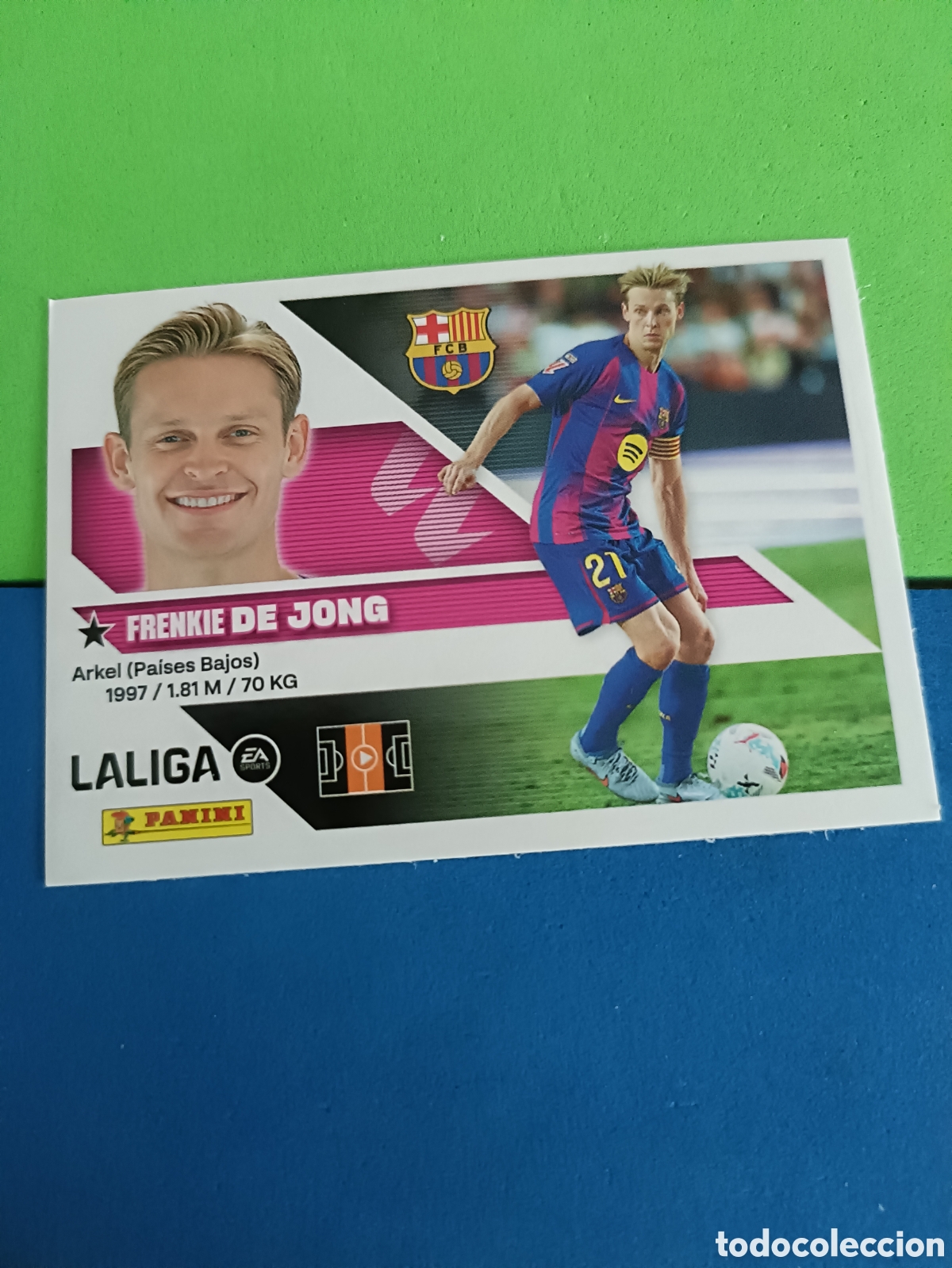 Cromos de f&uacute;tbol: Panini cromos stickers Liga este 2026 2027 26 27 - Barcelona 12 De Jong