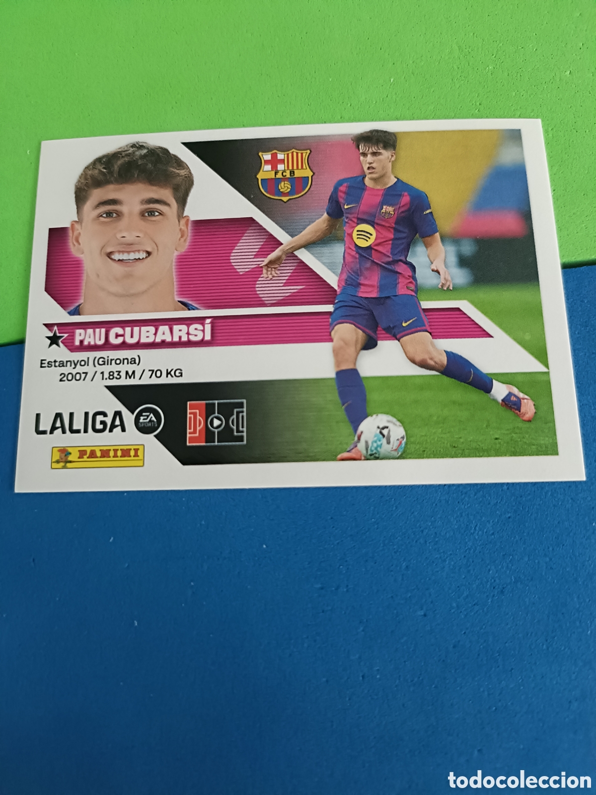 Cromos de f&uacute;tbol: Panini cromos stickers Liga este 2026 2027 26 27 - Barcelona 7 Cubarsi