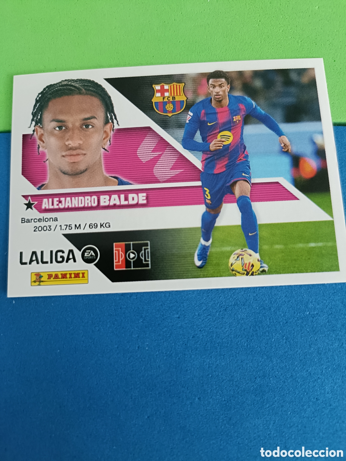 Cromos de f&uacute;tbol: Panini cromos stickers Liga este 2026 2027 26 27 - Barcelona 10 Balde