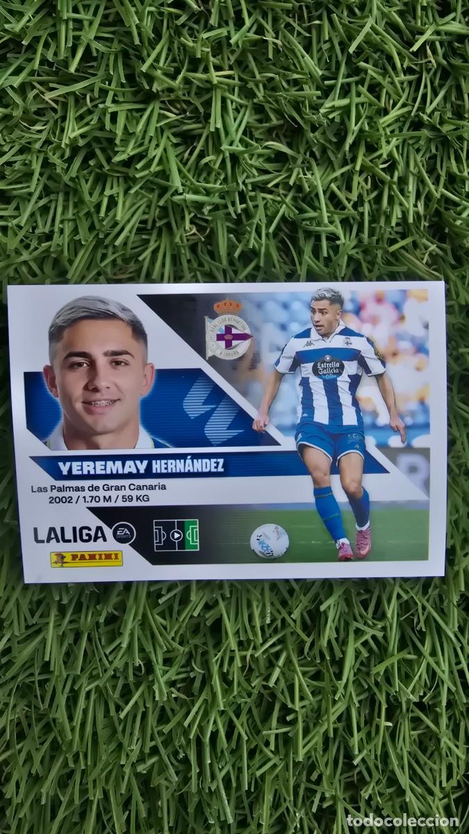 Football Stickers: YEREMAY 18 DEPORTIVO LIGA ESTE 2026 2027 26 27 PANINI LALIGA EA SPORTS