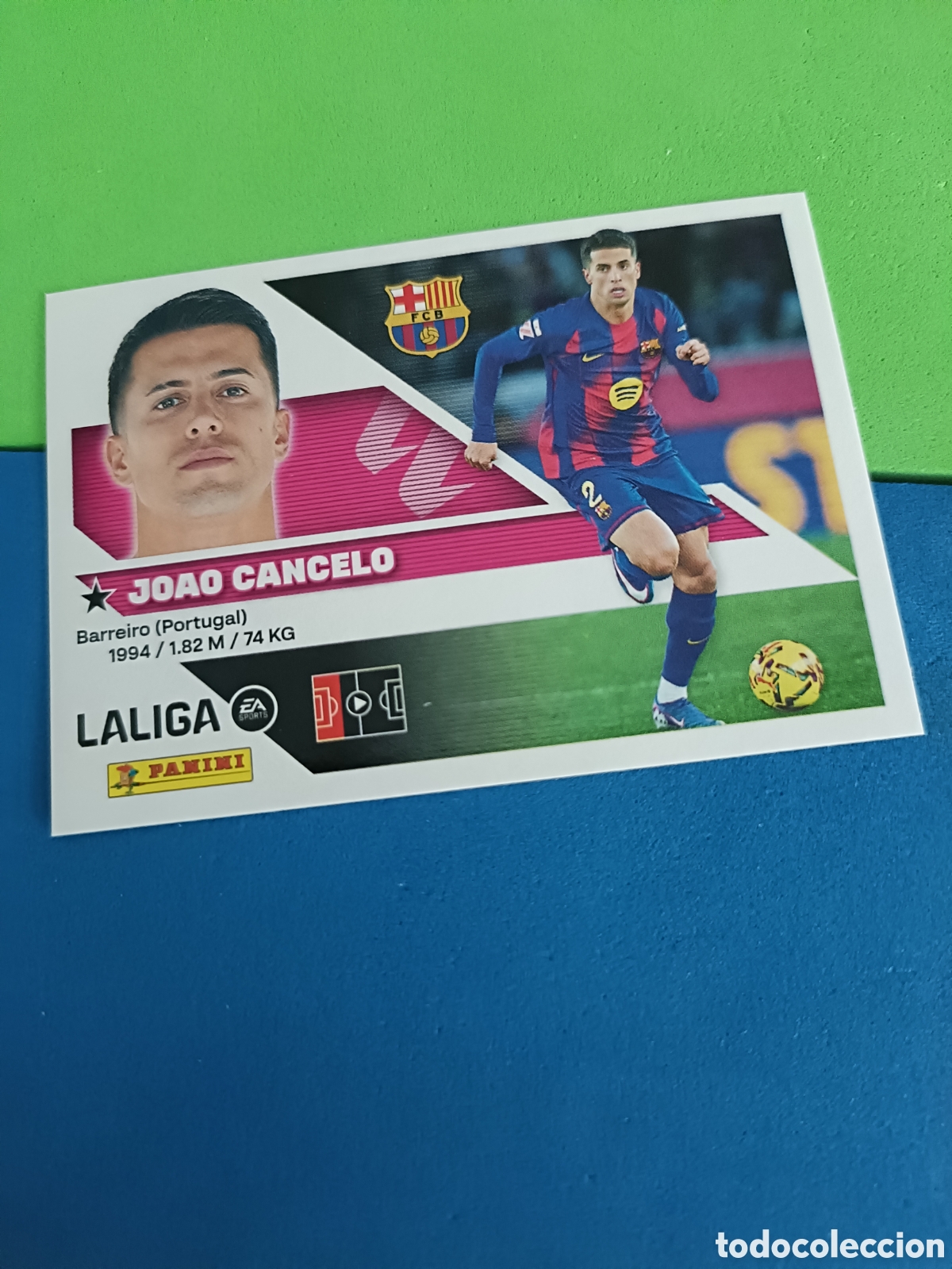 Fu&szlig;ball-Sticker: Panini cromos stickers Liga este 2026 2027 26 27 - Barcelona 9 Joao Cancelo