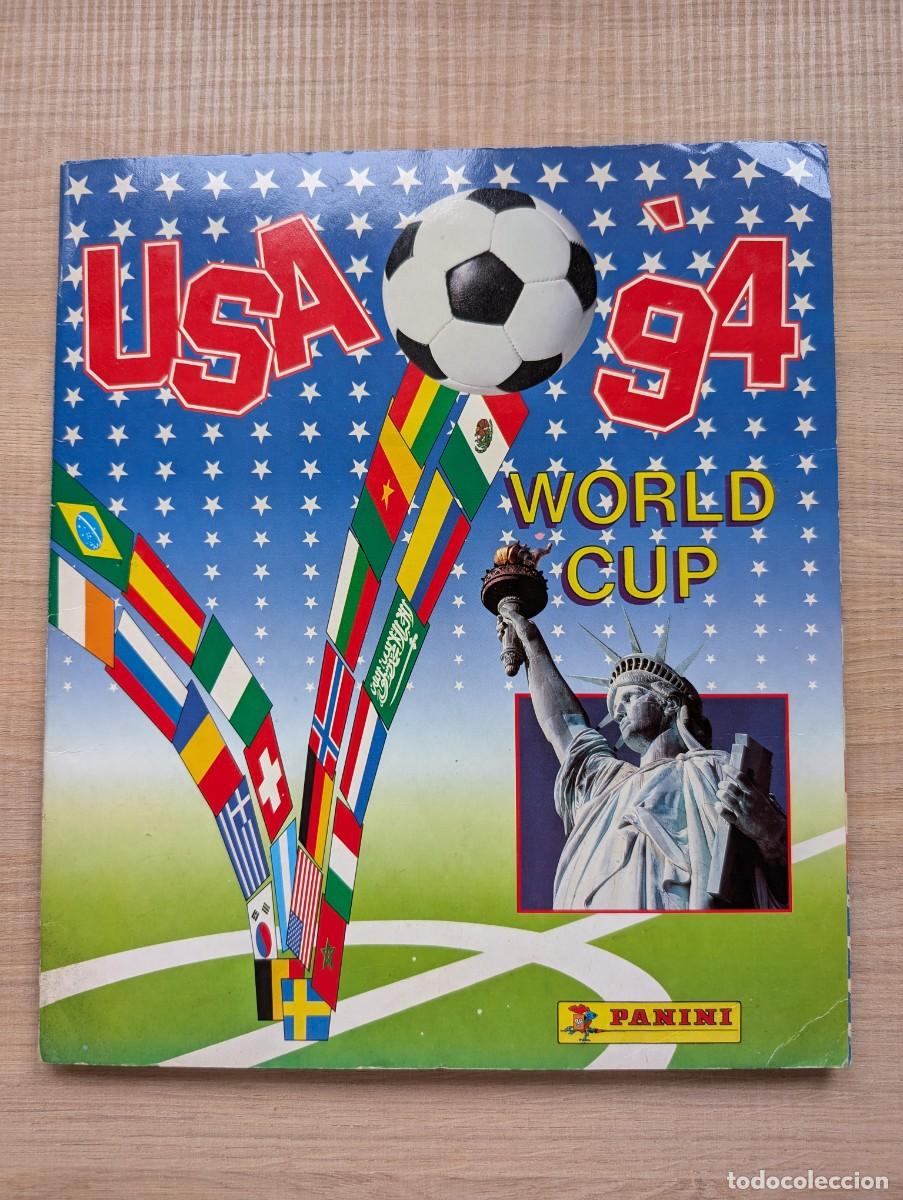 Cromos de f&uacute;tbol: &Aacute;LBUM USA 94 PANINI COMPLETO (CONTIENE LOS 444 CROMOS).