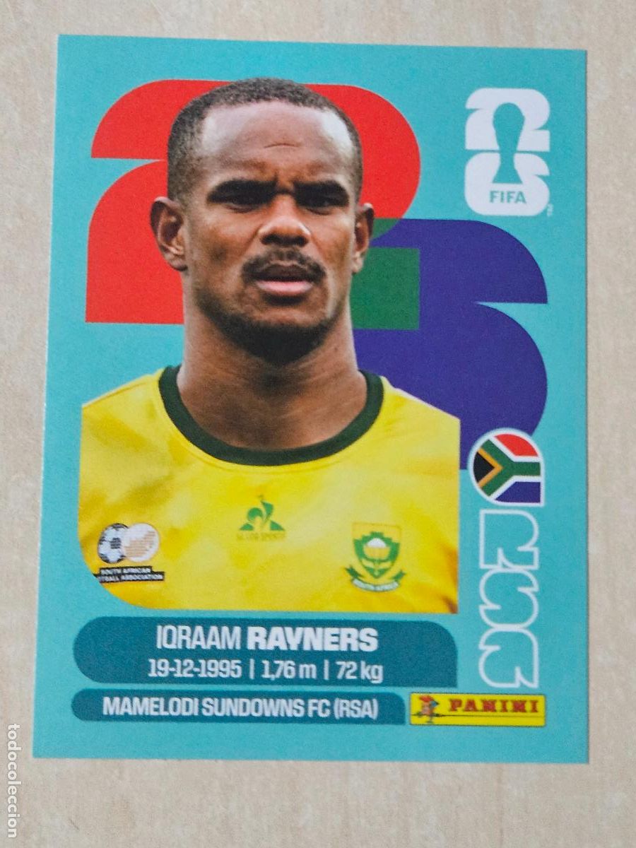 Cromos de f&uacute;tbol: CROMO RSA18 RSA 18 - RAYNERS SUDAFRICA - MUNDIAL FIFA WORLD CUP 2026 STICKER PANINI SIN PEGAR