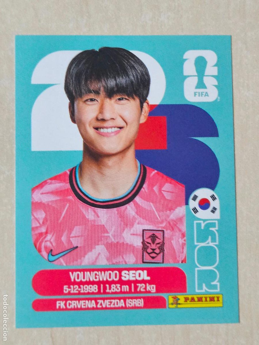 Cromos de f&uacute;tbol: CROMO KOR6 KOR 6 - YOUNGWOO SEOL KOREA - MUNDIAL FIFA WORLD CUP 2026 STICKER PANINI SIN PEGAR