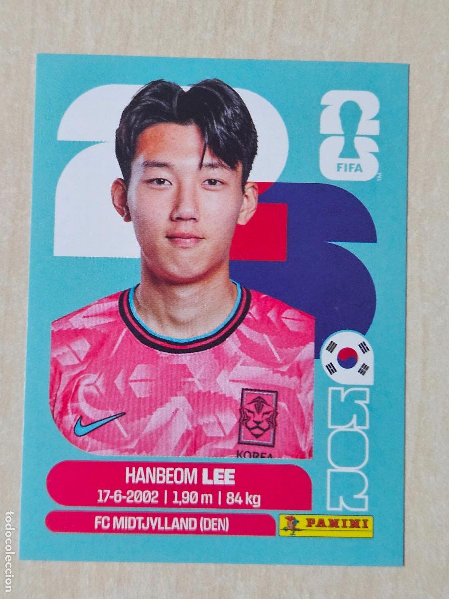 Cromos de f&uacute;tbol: CROMO KOR7 KOR 7 - HANBEOM LEE KOREA - MUNDIAL FIFA WORLD CUP 2026 STICKER PANINI SIN PEGAR