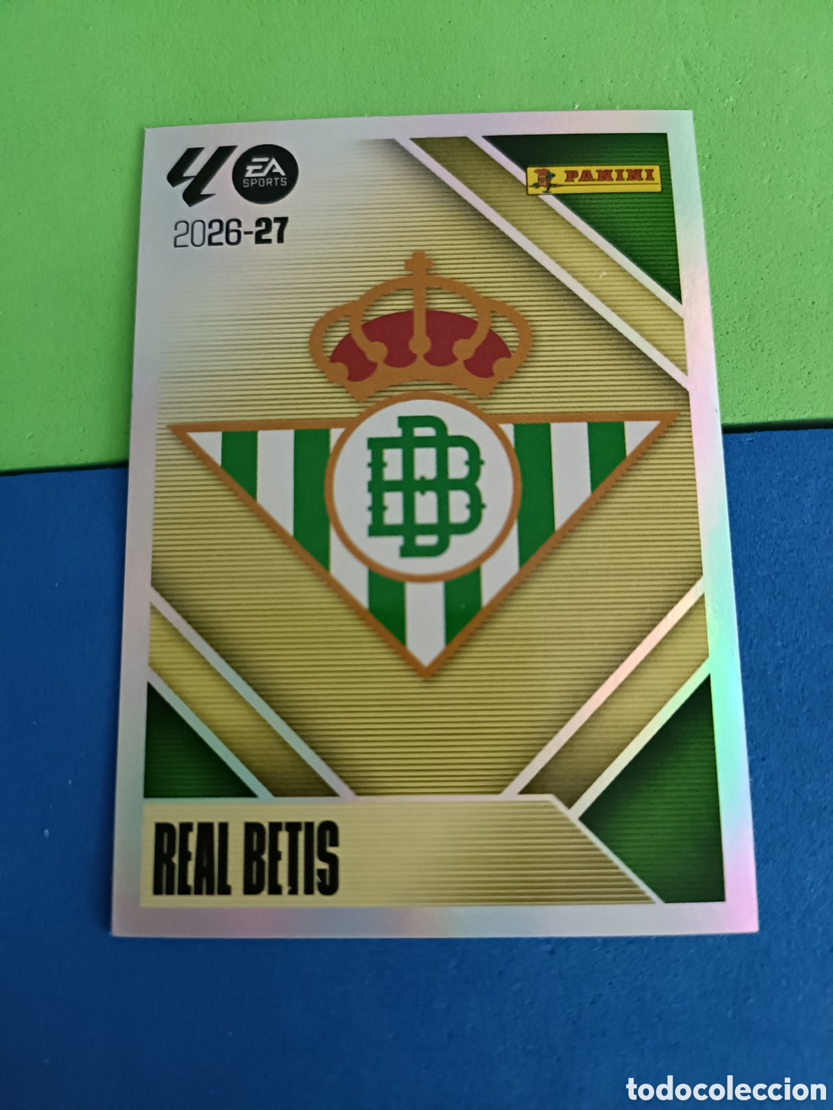 Cromos de f&uacute;tbol: Panini cromos stickers Liga este 2026 2027 26 27 - Betis 1 Escudo