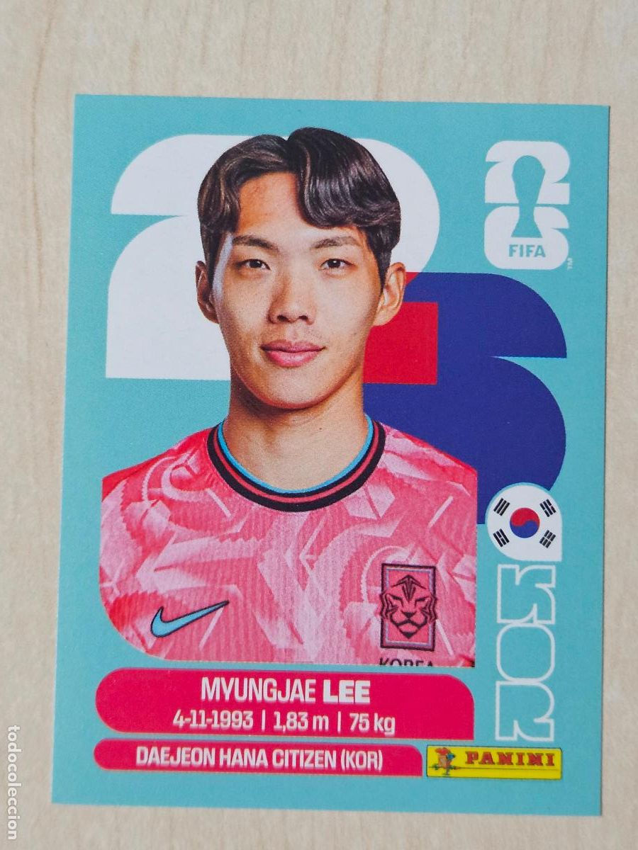 Cromos de f&uacute;tbol: CROMO KOR9 KOR 9 - MYUNGJAE LEE KOREA - MUNDIAL FIFA WORLD CUP 2026 STICKER PANINI SIN PEGAR