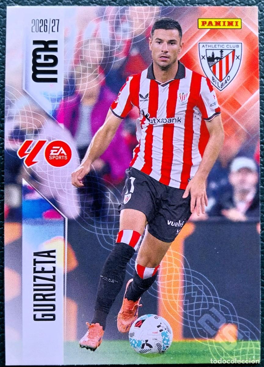 Cromos de f&uacute;tbol: 53 GURUZETA ATHLETIC DE BILBAO FICHAS ALBUM MEGACRACKS 2026 2027 MGK 26 27