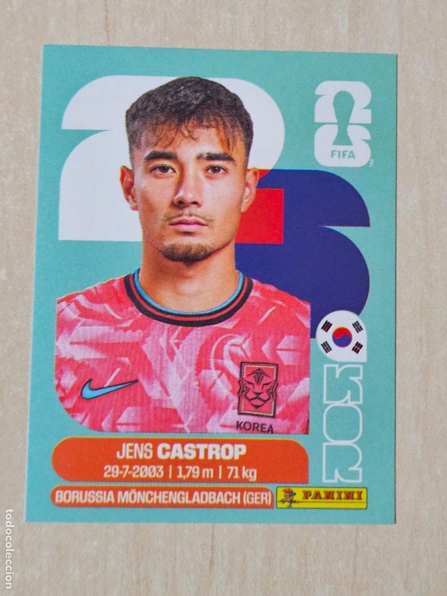 Cromos de f&uacute;tbol: CROMO KOR15 KOR 15 - JENS CASTROP KOREA - MUNDIAL FIFA WORLD CUP 2026 STICKER PANINI SIN PEGAR