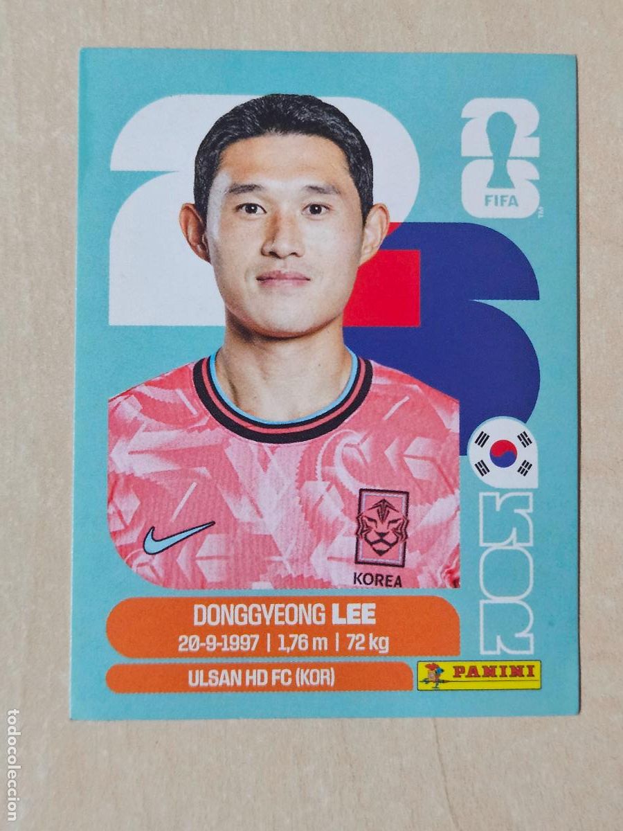 Cromos de f&uacute;tbol: CROMO KOR16 KOR 16 - DONGGYEONG LEE KOREA - MUNDIAL FIFA WORLD CUP 2026 STICKER PANINI SIN PEGAR