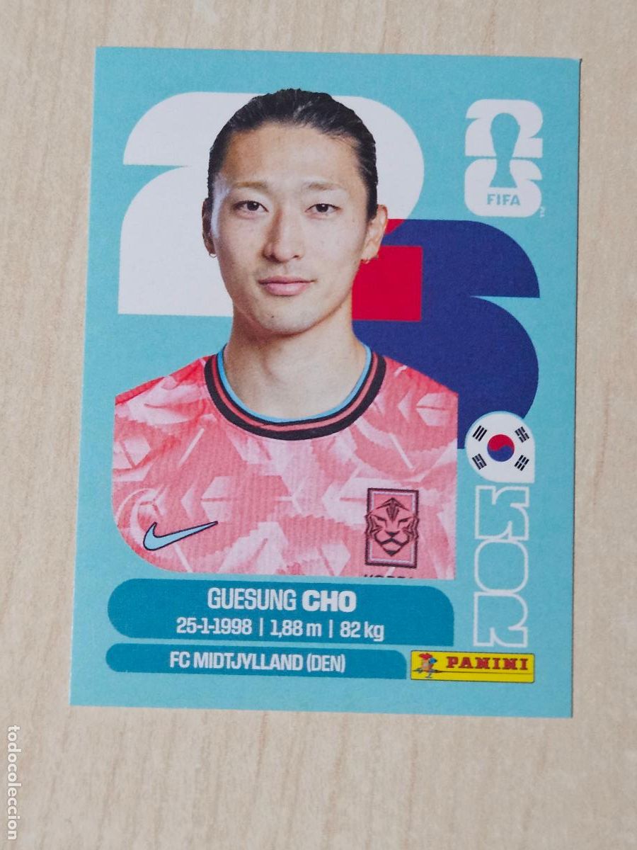 Cromos de f&uacute;tbol: CROMO KOR17 KOR 17 - GUESUNG CHO KOREA - MUNDIAL FIFA WORLD CUP 2026 STICKER PANINI SIN PEGAR