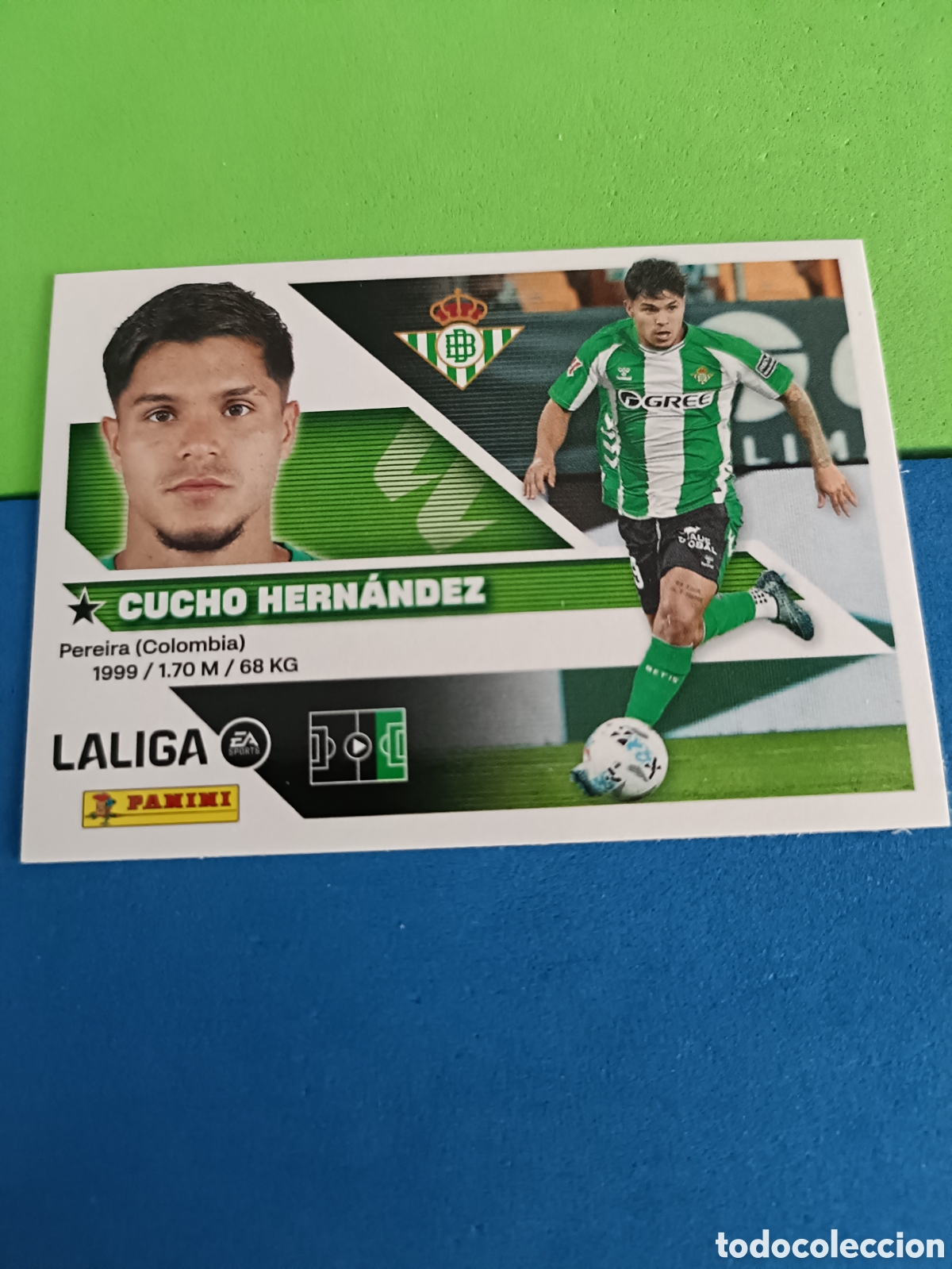 Cromos de f&uacute;tbol: Panini cromos stickers Liga este 2026 2027 26 27 - Betis 19 Cucho Fern&aacute;ndez