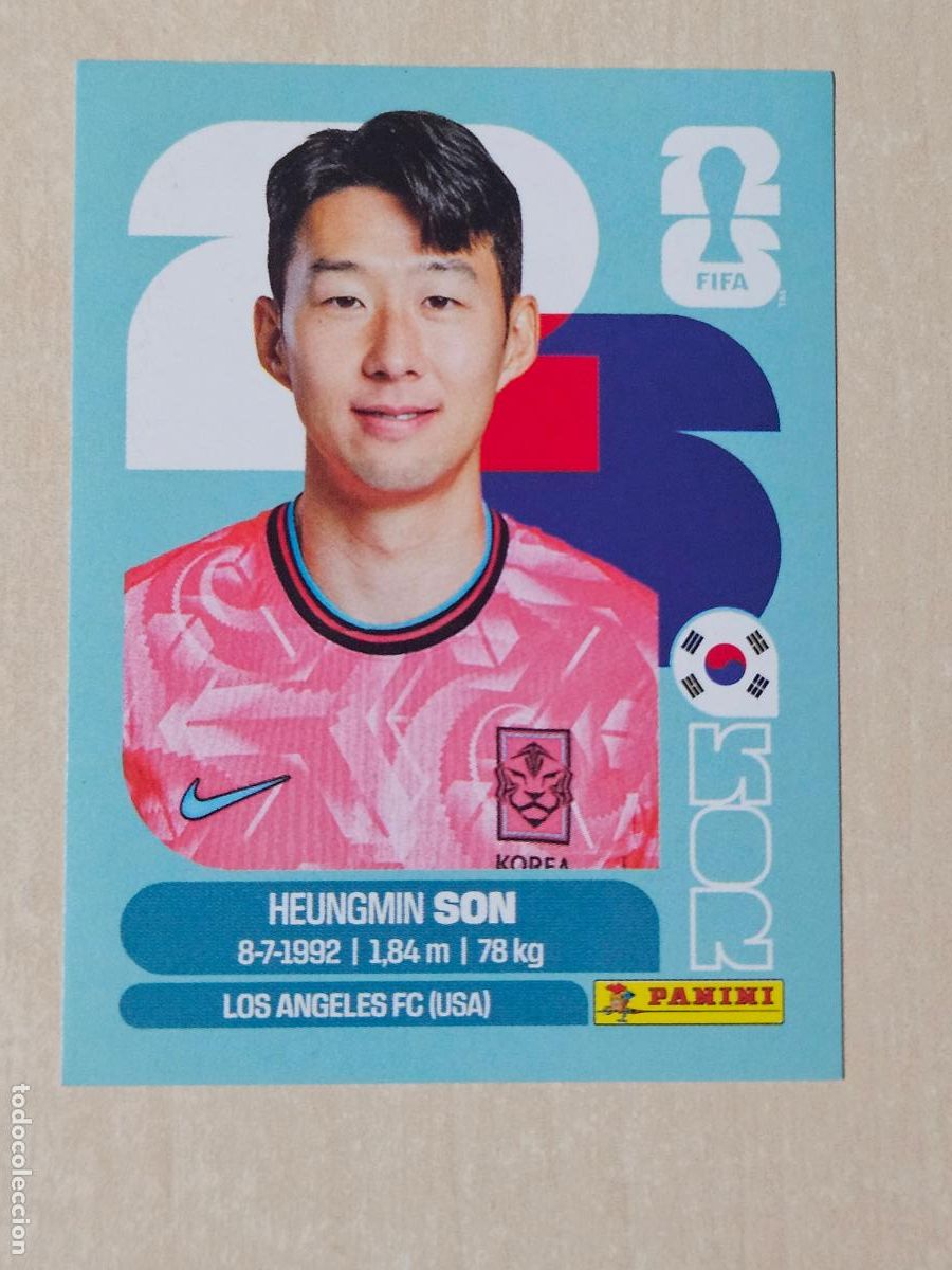 Cromos de f&uacute;tbol: CROMO KOR18 KOR 18 - HEUNGMIN SON KOREA - MUNDIAL FIFA WORLD CUP 2026 STICKER PANINI SIN PEGAR