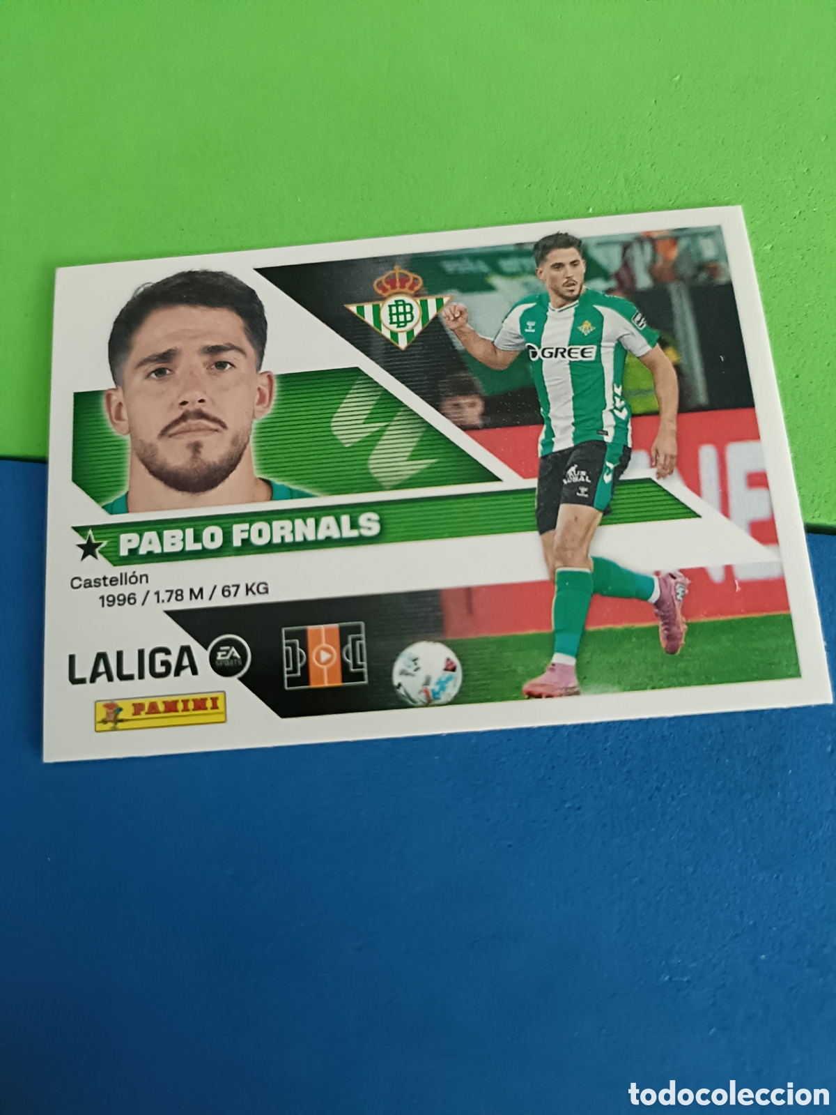 Cromos de f&uacute;tbol: Panini cromos stickers Liga este 2026 2027 26 27 - Betis 15 Pablo Fornals