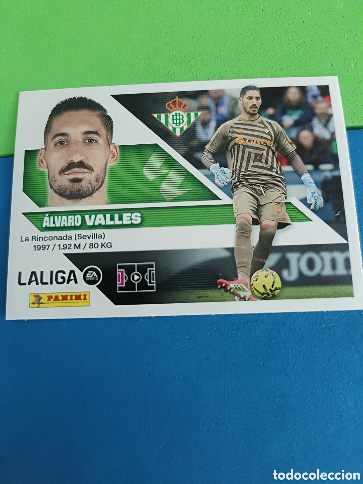 Cromos de f&uacute;tbol: Panini cromos stickers Liga este 2026 2027 26 27 - Betis 3 Valles