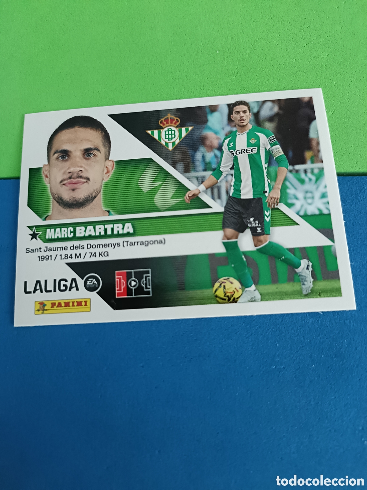 Cromos de f&uacute;tbol: Panini cromos stickers Liga este 2026 2027 26 27 - Betis 7 Bartra