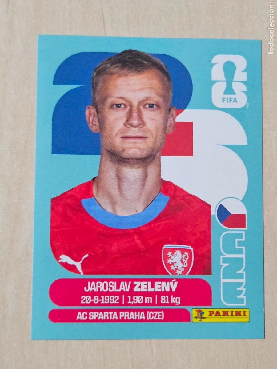 Cromos de f&uacute;tbol: CROMO CZE6 CZE 6 - ZELENV REPUBLICA CHECA - MUNDIAL FIFA WORLD CUP 2026 STICKER PANINI SIN PEGAR