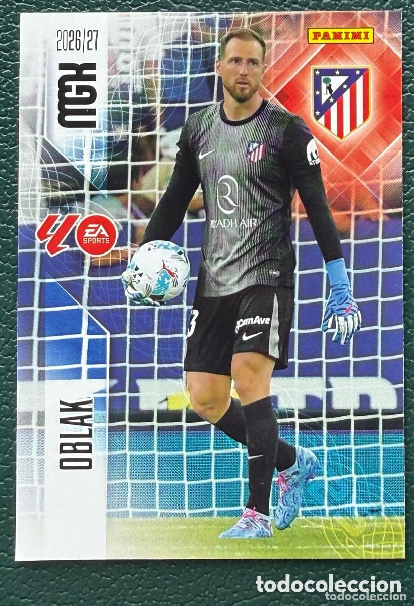 Cromos de f&uacute;tbol: 56 OBLAK ATLETICO DE MADRID FICHAS ALBUM MEGACRACKS 2026 2027 MGK 26 27