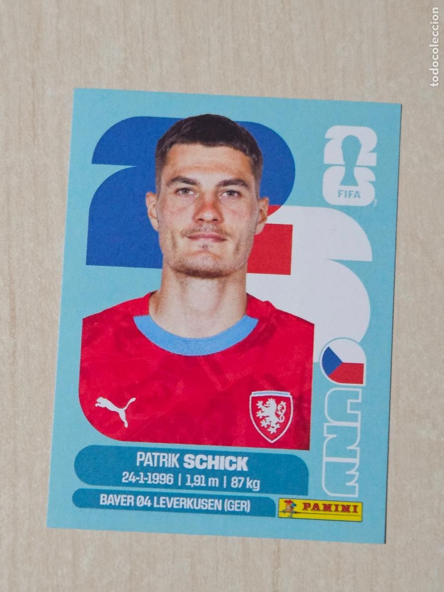 Football Stickers: CROMO CZE20 CZE 20 - SCHICK REPUBLICA CHECA - MUNDIAL FIFA WORLD CUP 2026 STICKER PANINI SIN PEGAR