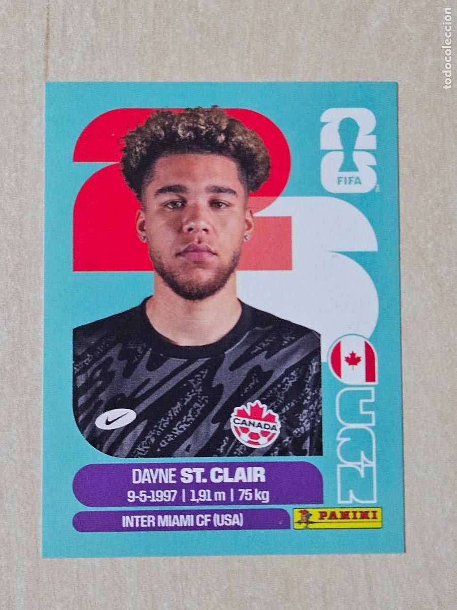 Football Stickers: CROMO CAN2 CAN 2 - ST CLAIR CANADA - MUNDIAL FIFA WORLD CUP 2026 STICKER PANINI SIN PEGAR