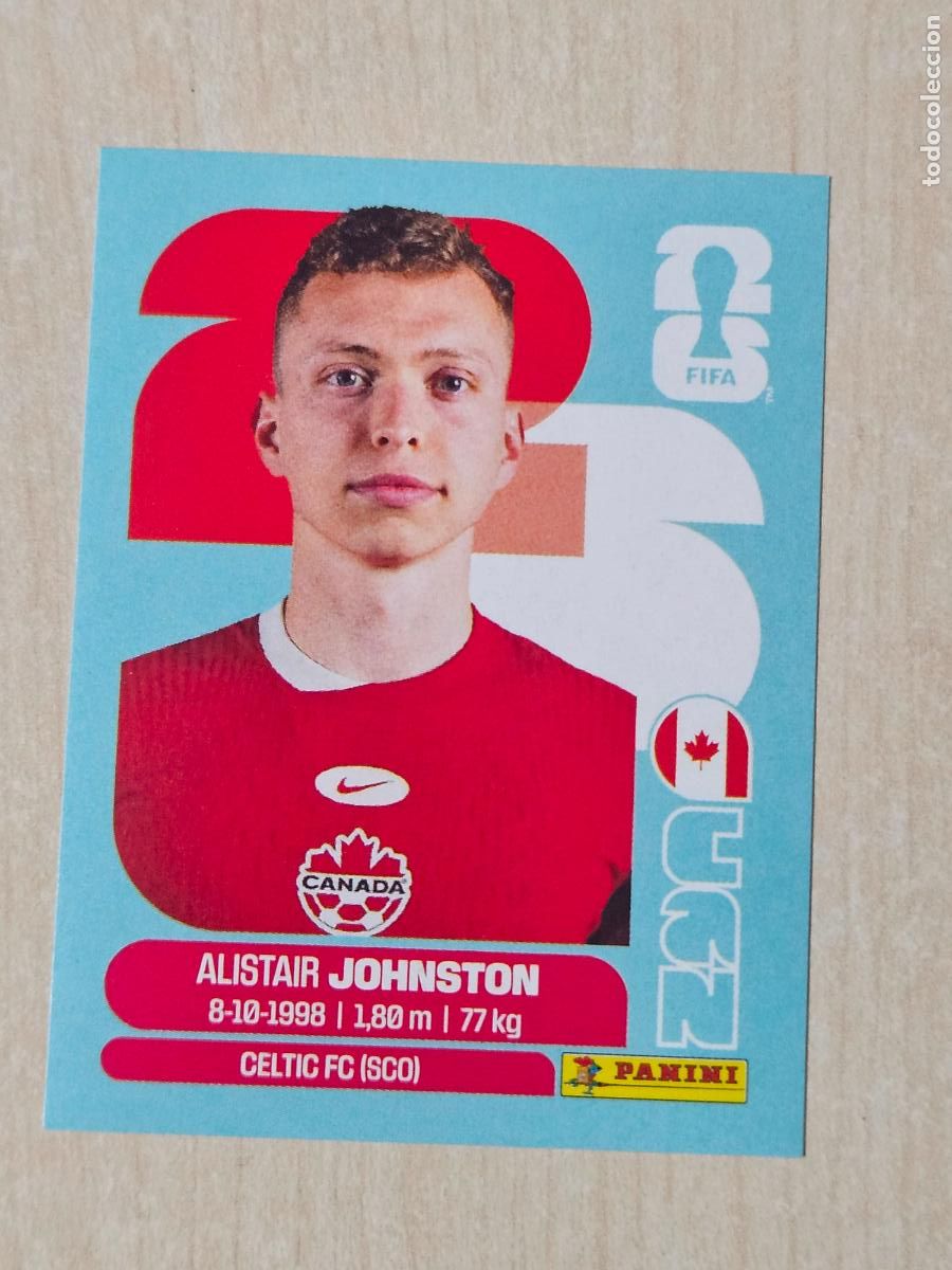 Football Stickers: CROMO CAN4 CAN 4 - JOHNSTON CANADA - MUNDIAL FIFA WORLD CUP 2026 STICKER PANINI SIN PEGAR