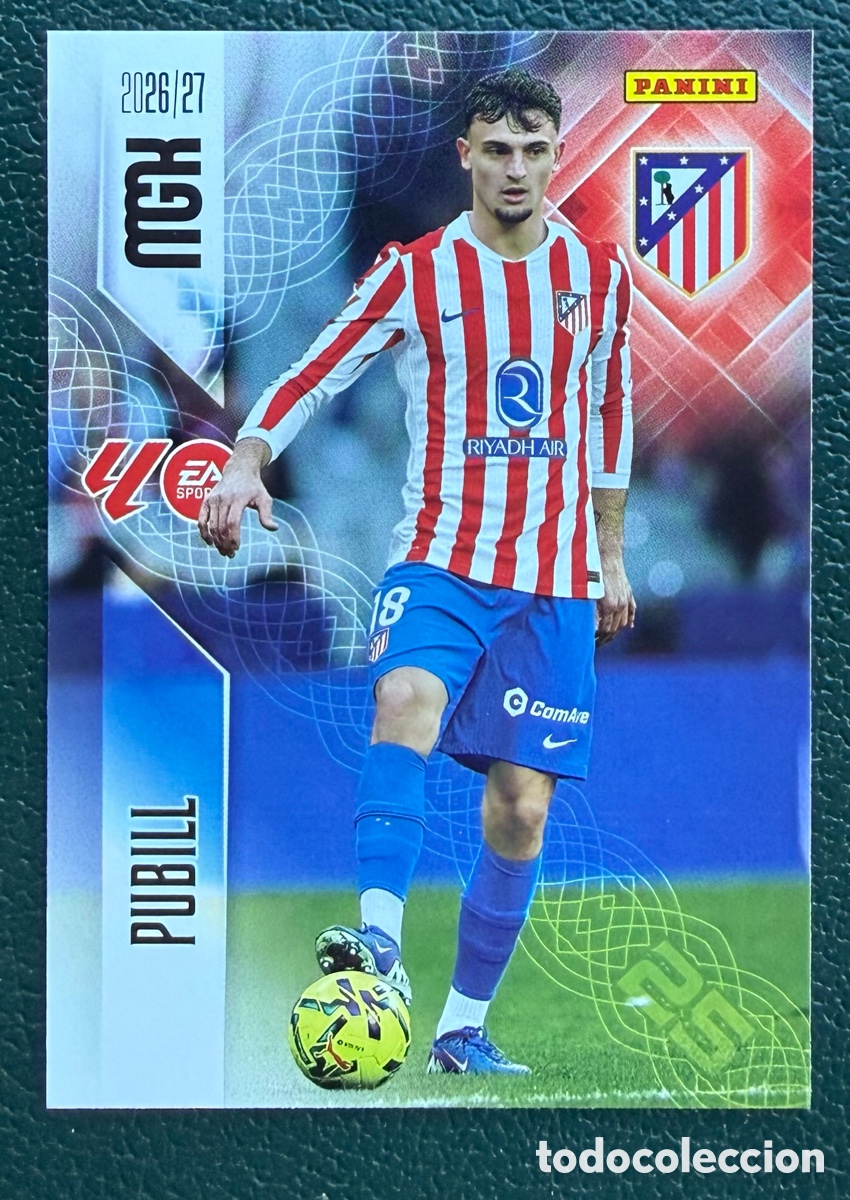 Cromos de f&uacute;tbol: 60 PUBILL ATLETICO DE MADRID FICHAS ALBUM MEGACRACKS 2026 2027 MGK 26 27