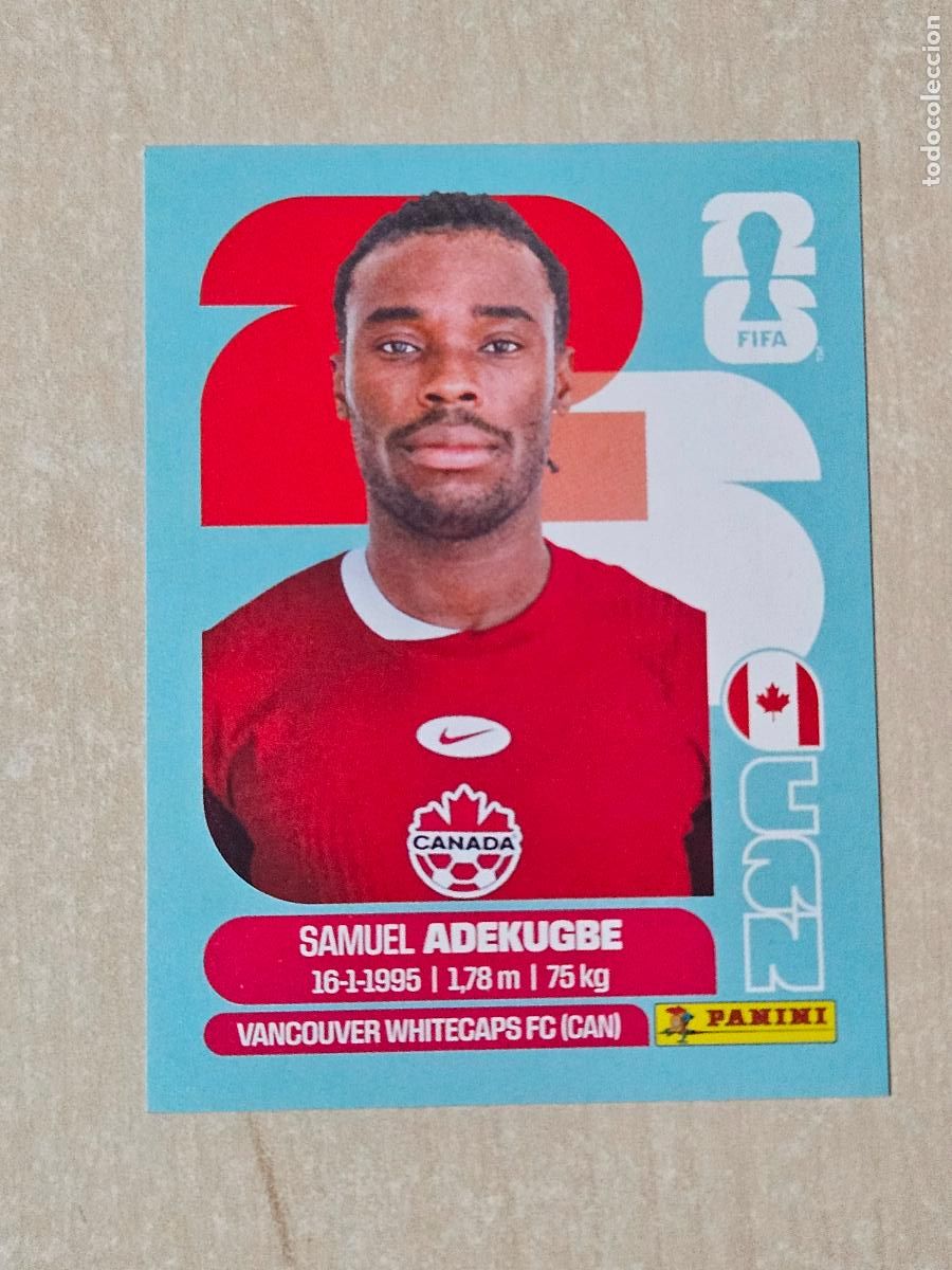 Cromos de f&uacute;tbol: CROMO CAN5 CAN 5 - ADEKUGBE CANADA - MUNDIAL FIFA WORLD CUP 2026 STICKER PANINI SIN PEGAR