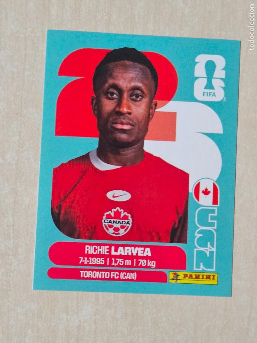 Cromos de f&uacute;tbol: CROMO CAN6 CAN 6 - LARVEA CANADA - MUNDIAL FIFA WORLD CUP 2026 STICKER PANINI SIN PEGAR