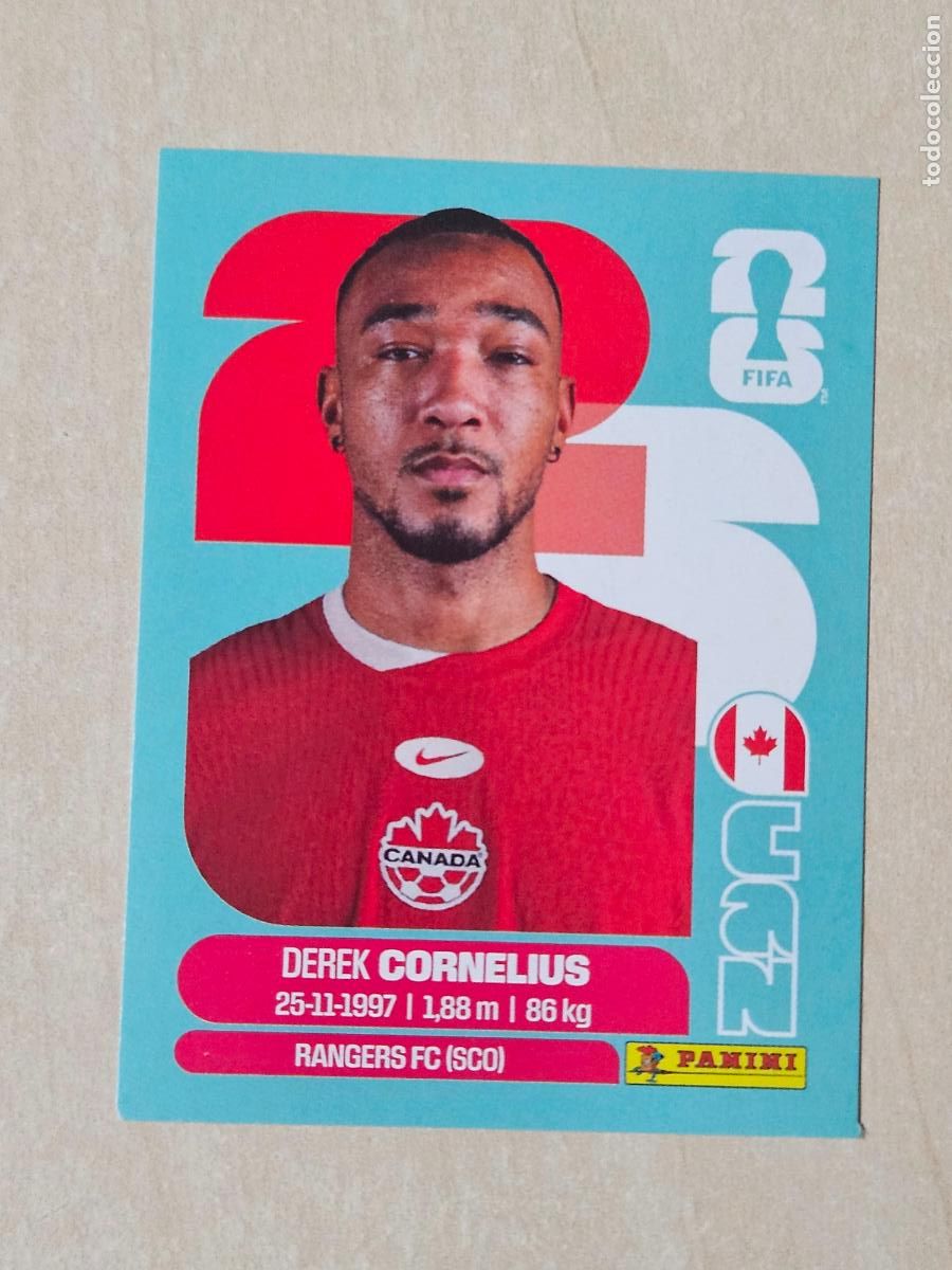 Cromos de f&uacute;tbol: CROMO CAN7 CAN 7 - CORNELIUS CANADA - MUNDIAL FIFA WORLD CUP 2026 STICKER PANINI SIN PEGAR