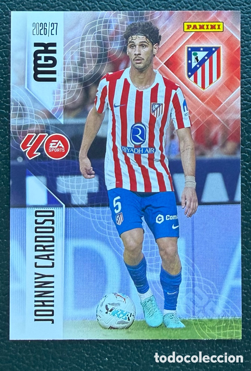 Cromos de f&uacute;tbol: 66 JOHNNY CARDOSO ATLETICO DE MADRID FICHAS ALBUM MEGACRACKS 2026 2027 MGK 26 27