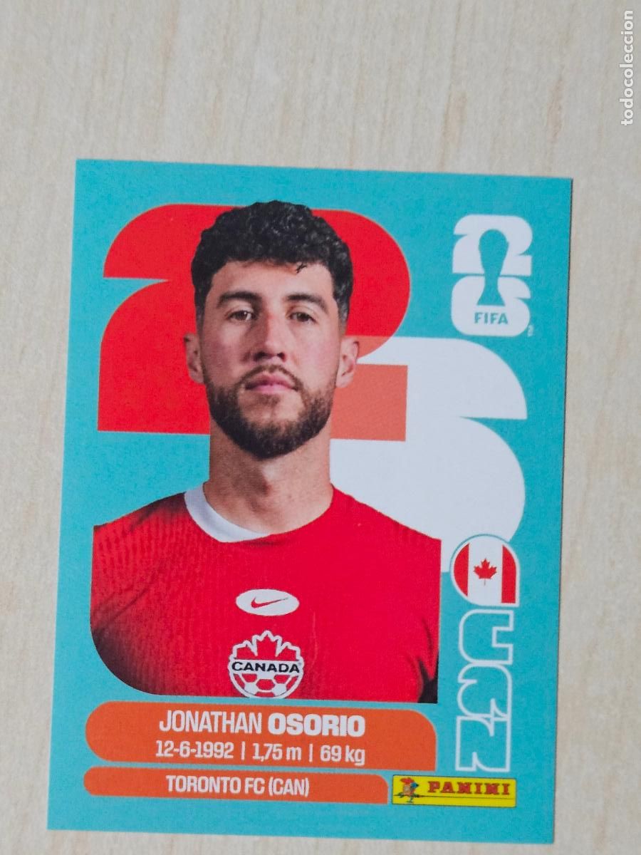 Cromos de f&uacute;tbol: CROMO CAN12 CAN 12 - OSORIO CANADA - MUNDIAL FIFA WORLD CUP 2026 STICKER PANINI SIN PEGAR