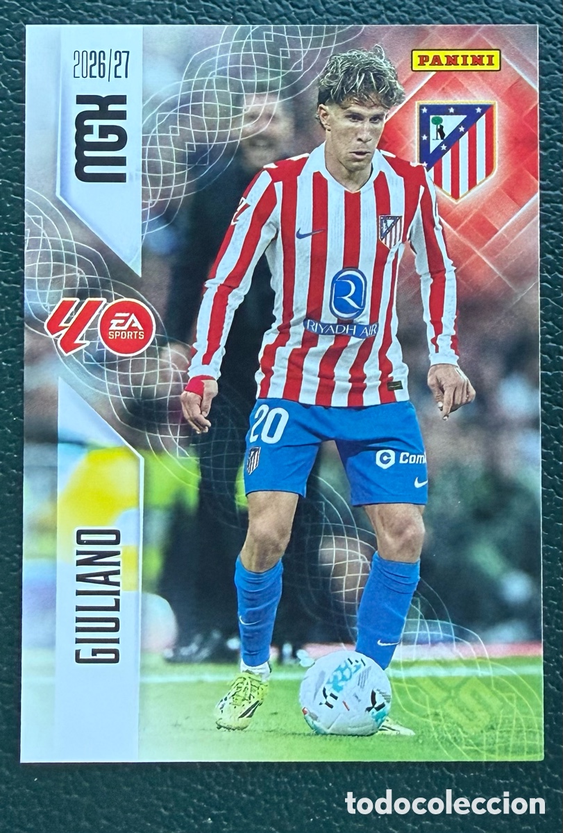 Cromos de f&uacute;tbol: 69 GIULIANO ATLETICO DE MADRID FICHAS ALBUM MEGACRACKS 2026 2027 MGK 26 27