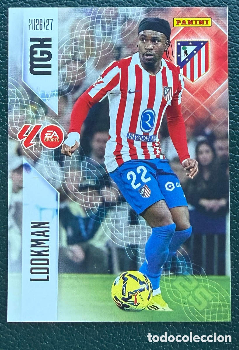 Cromos de f&uacute;tbol: 70 LOOKMAN ATLETICO DE MADRID FICHAS ALBUM MEGACRACKS 2026 2027 MGK 26 27
