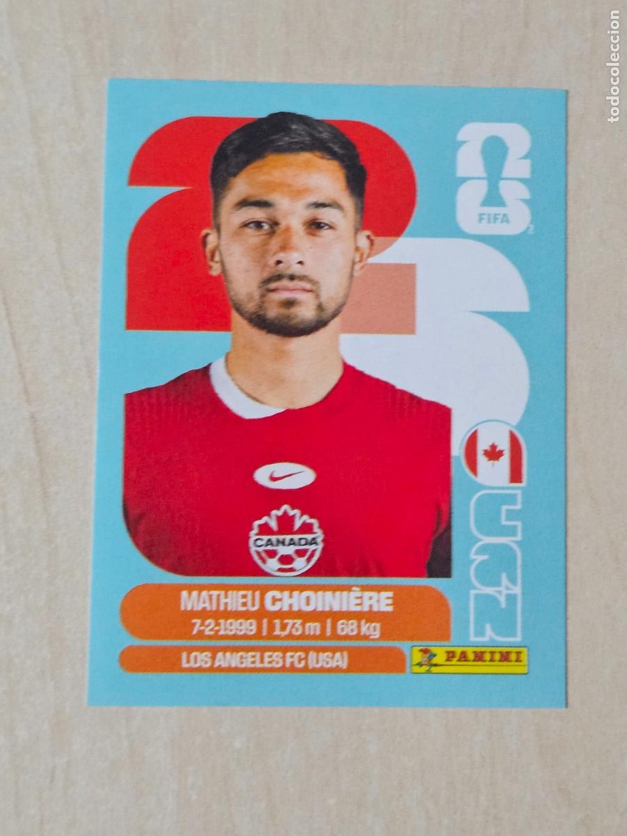 Cromos de f&uacute;tbol: CROMO CAN15 CAN 15 - CHOINIERE CANADA - MUNDIAL FIFA WORLD CUP 2026 STICKER PANINI SIN PEGAR