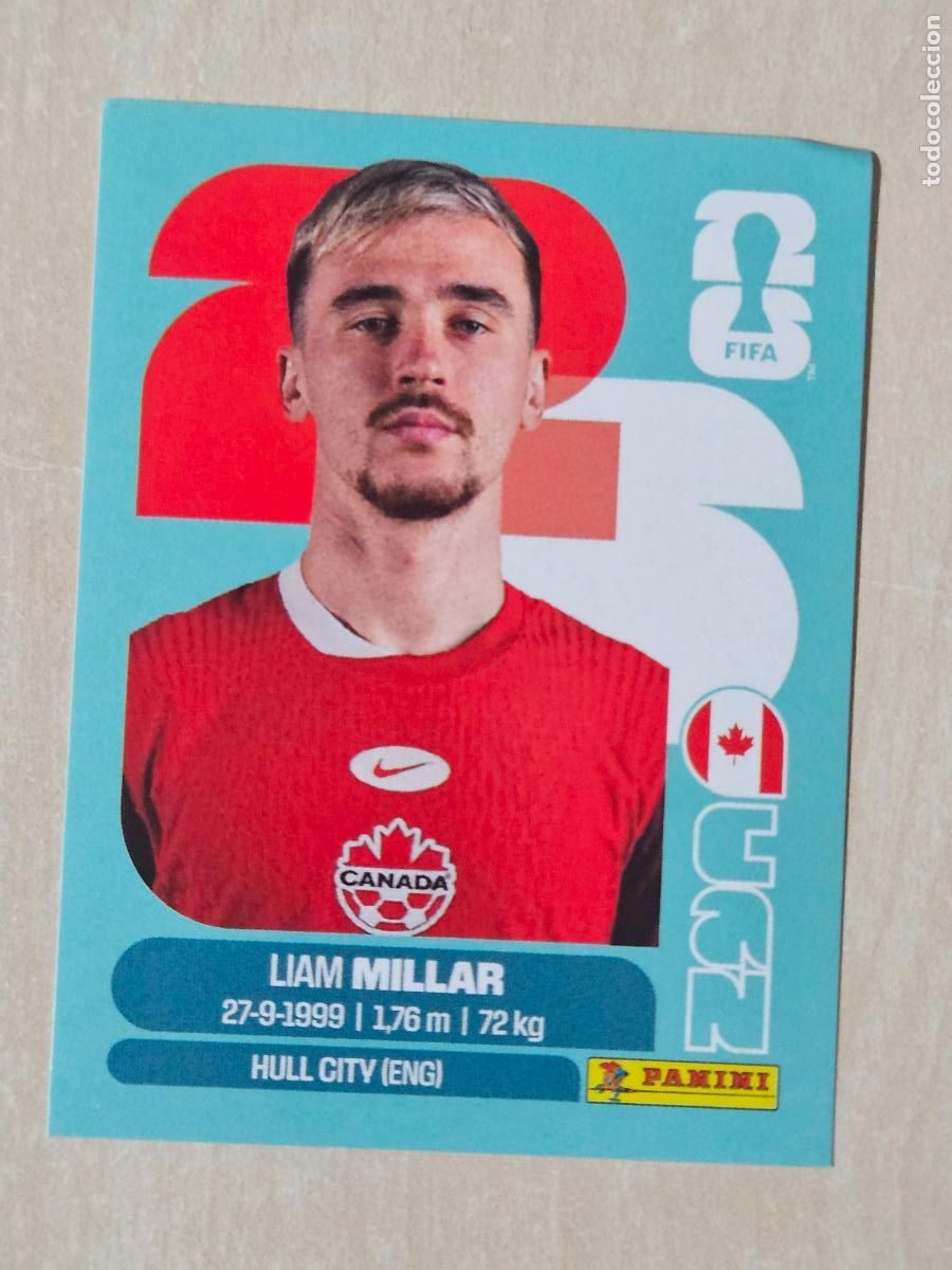 Cromos de f&uacute;tbol: CROMO CAN18 CAN 18 - MILLAR CANADA - MUNDIAL FIFA WORLD CUP 2026 STICKER PANINI SIN PEGAR