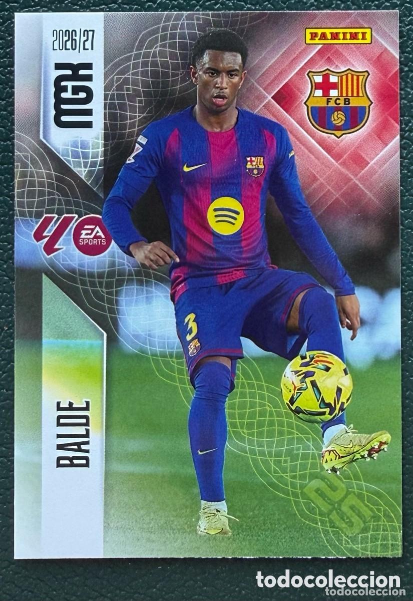 Fu&szlig;ball-Sticker: 81 BALDE FC BARCELONA FICHAS ALBUM MEGACRACKS 2026 2027 MGK 26 27