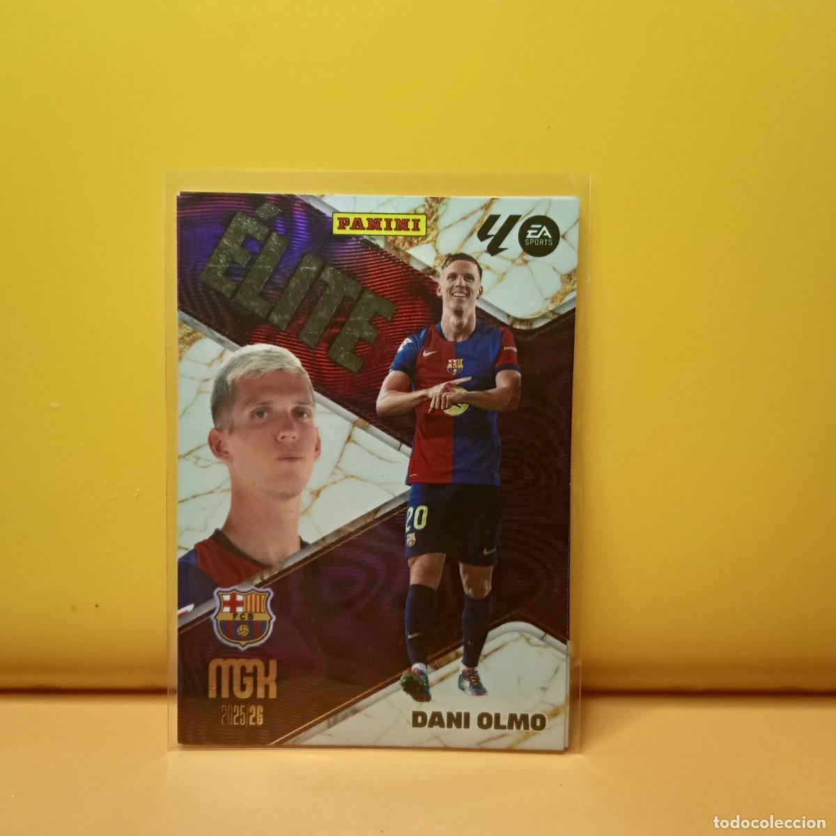 Fu&szlig;ball-Sticker: MEGACRACKS 2025 2026 25 26 (&Eacute;LITE) F.C BARCELONA DANI OLMO 4