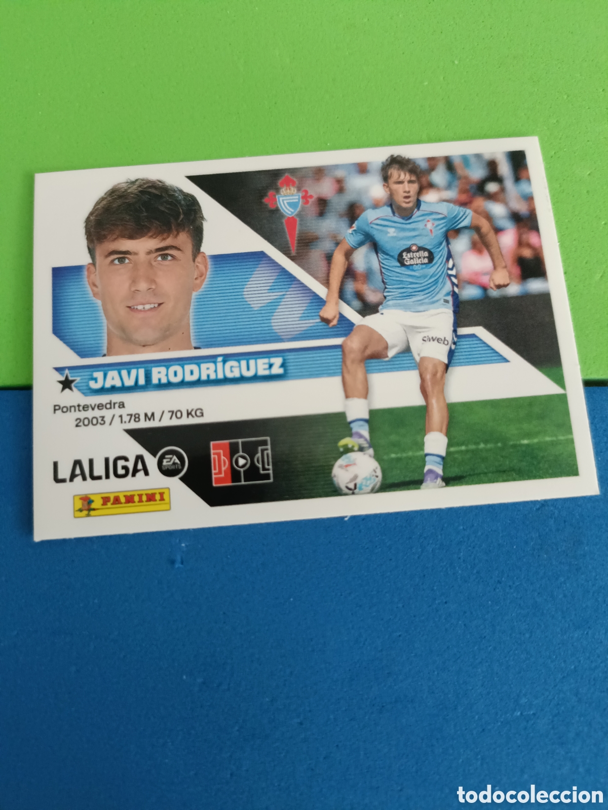 Cromos de f&uacute;tbol: Panini cromos stickers Liga este 2026 2027 26 27 - Celta Vigo 7 Javi Rodr&iacute;guez