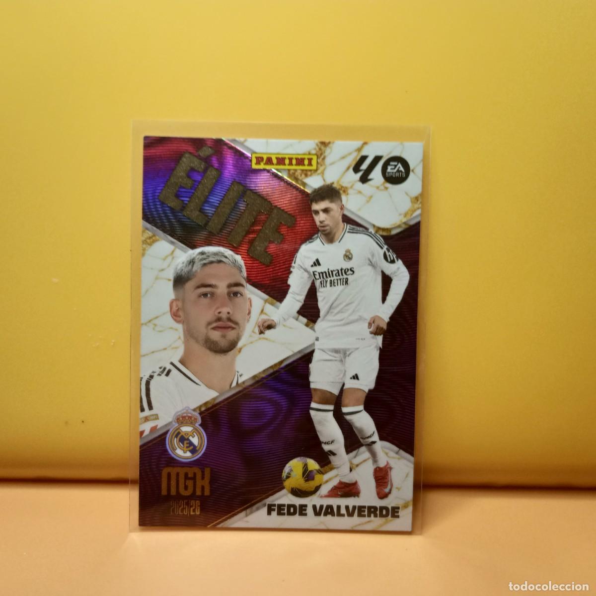 Cromos de f&uacute;tbol: MEGACRACKS 2025 2026 25 26 (&Eacute;LITE) REAL MADRID FEDE VALVERDE 5