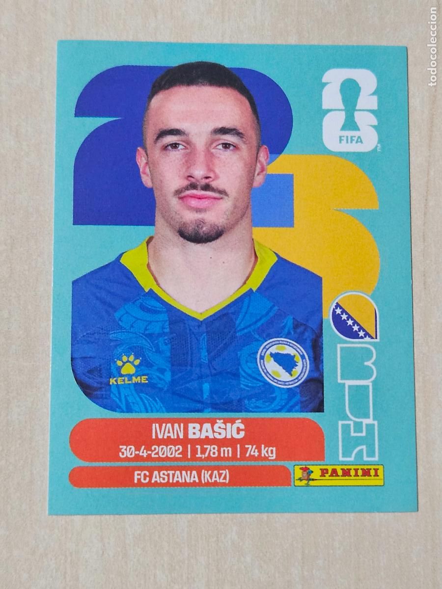 Football Stickers: CROMO BIH12 BIH 12 BASIC BOSNIA HERZEGOVINA MUNDIAL FIFA WORLD CUP 2026 STICKER PANINI SIN PEGAR