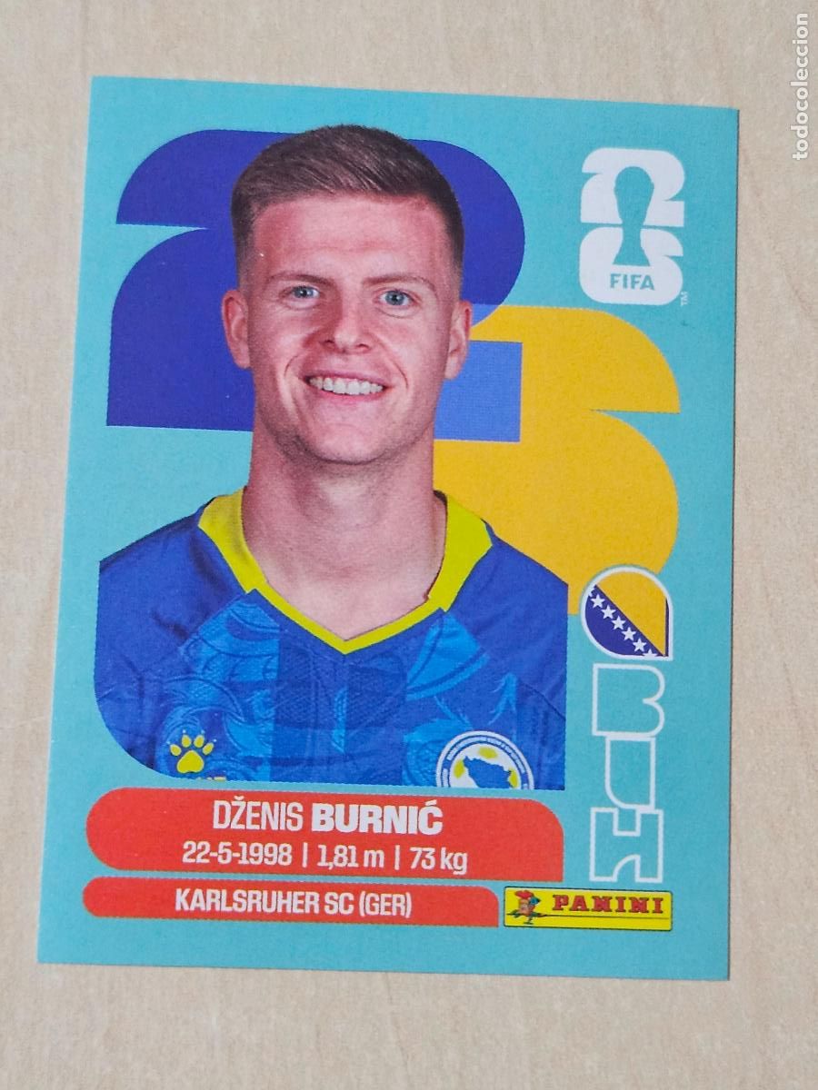Football Stickers: CROMO BIH14 BIH 14 BURNIC BOSNIA HERZEGOVINA MUNDIAL FIFA WORLD CUP 2026 STICKER PANINI SIN PEGAR